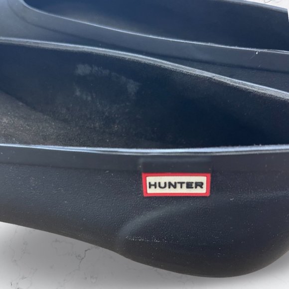 Hunter Womens Tour Black Rubber Ballet Flats US 5.5 - Picture 7 of 10